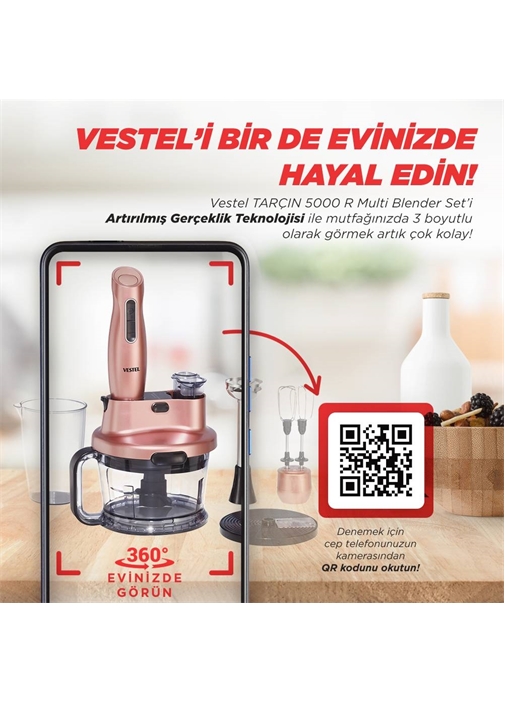 Vestel Tarçın 5000 R Multi Blender Set