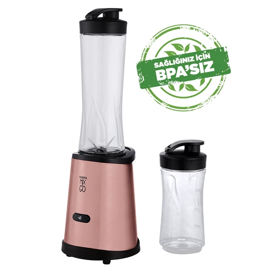 Vestel Mix&Go Rose Inox Blender