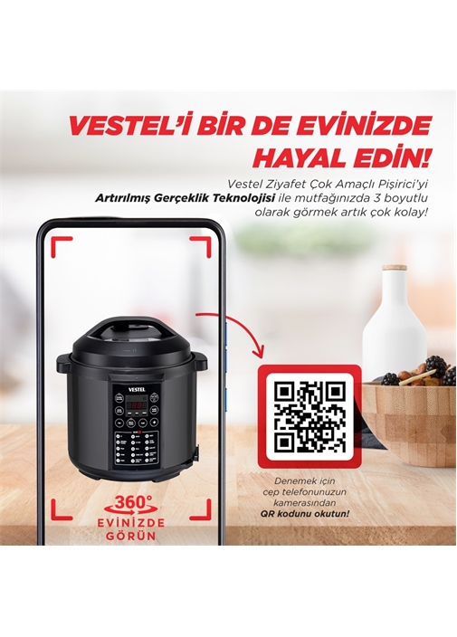 Vestel ZİYAFET Çok Amaçlı Pişirici
