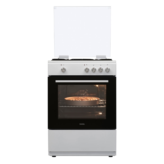 Vestel SF 7310 3 Gözü Gazlı 1 Gözü Elektrikli A Enerji Sınıfı Solo Fırın