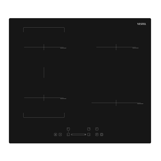 Vestel AO-6470 S-K 60 cm 4 Gözü Elektrikli Ankastre Ocak