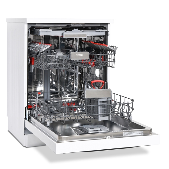 Vestel BM 8402 GI Pro  WIFI 8 Programlı Bulaşık Makinesi