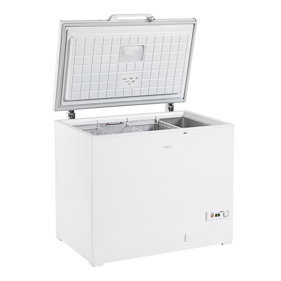 Vestel SD30001 DUAL 275 Lt Sandık Tipi Derin Dondurucu