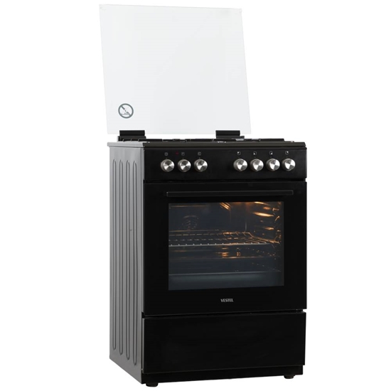 Vestel SF 8401 S 4 Gözü Gazlı A Enerji Sınıfı  Solo Fırın