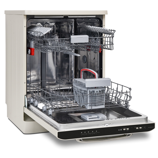 Vestel BM 5001 Retro Bej 5 Programlı Bulaşık Makinesi