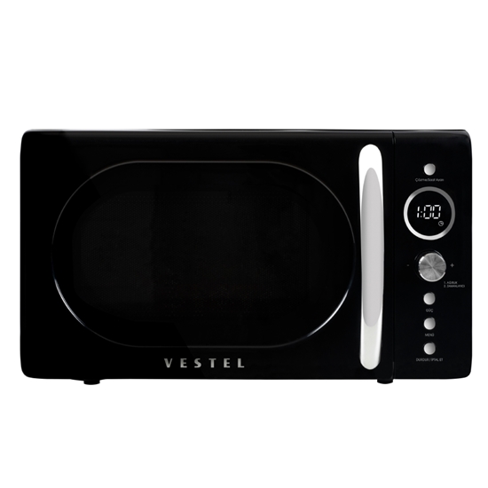 Vestel MD 20 D Retro Siyah Mikrodalga Fırın