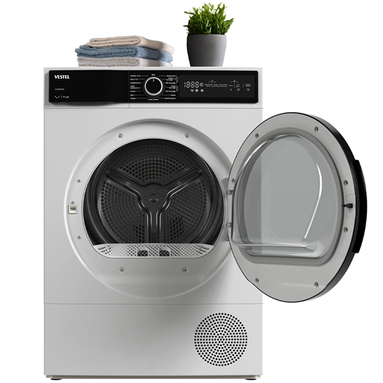 Vestel KM 8702 WIFI 8 Kg Kurutma Makinesi