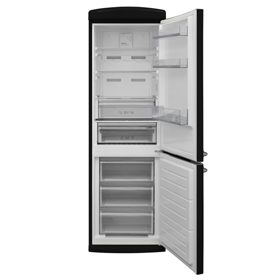 Vestel RETRO NFK37201 Siyah 330 Lt No-Frost Buzdolabı