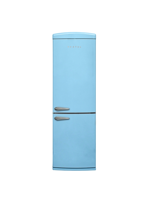 Vestel RETRO NFK37201 Düş Mavisi 330 Lt No-Frost Buzdolabı
