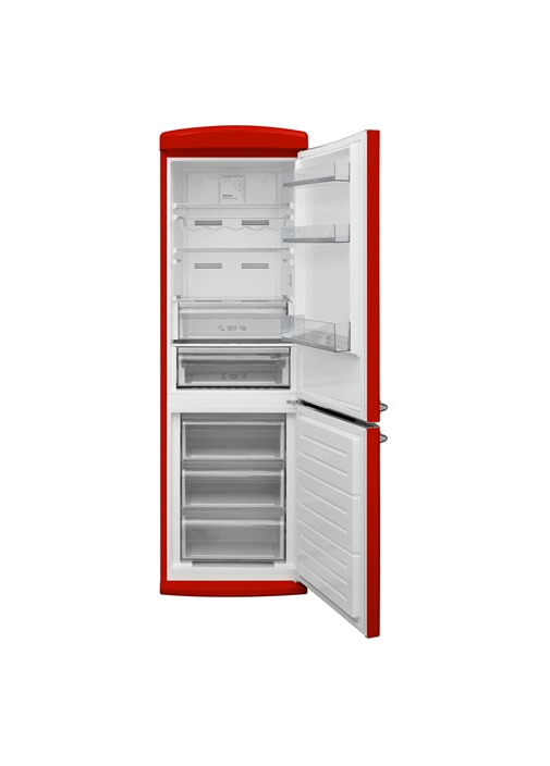 Vestel RETRO NFK37201 Kırmızı 330 Lt No-Frost Buzdolabı