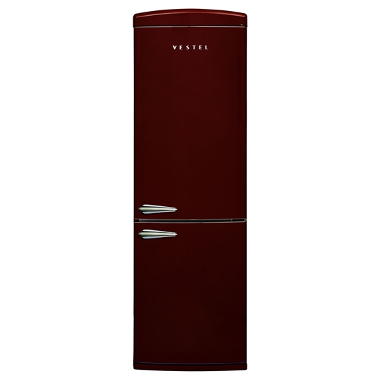 Vestel RETRO NFK37201 Bordo 330 Lt No-Frost Buzdolabı
