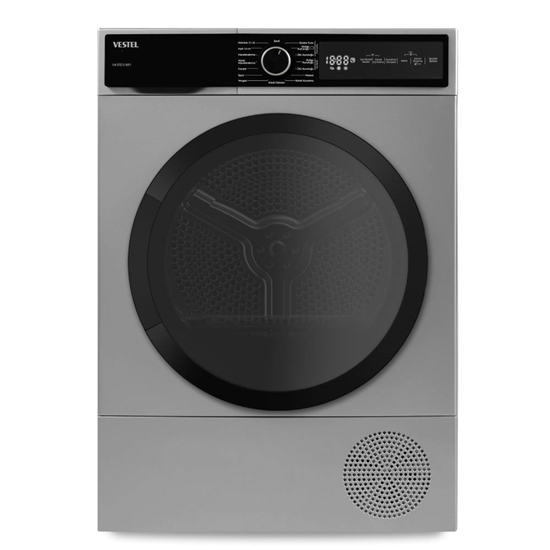 Vestel KM 8702 G WIFI 8 Kg Kurutma Makinesi