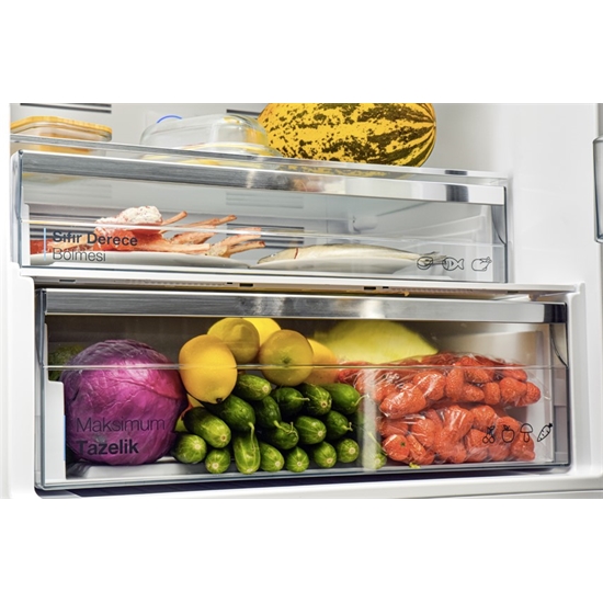 Vestel NFK54001 CRB GI PRO 481 Lt No-Frost Buzdolabı