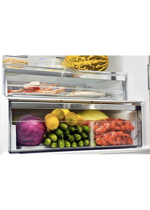 Vestel NFK54021 CB GI PRO 481 Lt No-Frost Buzdolabı